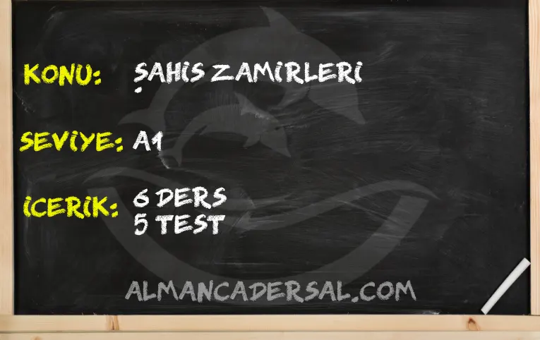 Almanca Şahıs Zamirleri